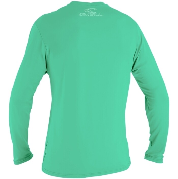 2024 O'Neill Youth Basic Skins Langarm-Rash-T-Shirt 4341  Light Aqua